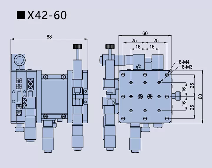 四维调整架X42(图4) 四维调整架 X42(图6)
