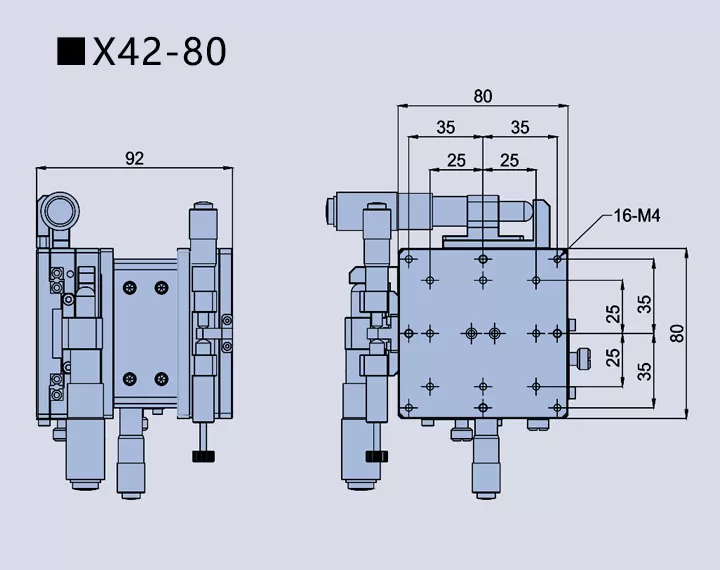四维调整架X42(图5) 四维调整架 X42(图7)