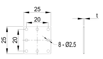 调整块 F-25系列 F-2505、F-2510、F-2515(图1)
