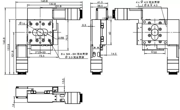 XY轴电动对位台 FXY30-60K(图9)