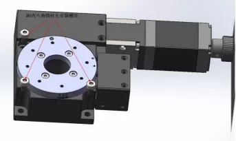 电动小角度旋转台 FDCS-6014(图1) 电动小角度旋转台 FDCS-6014(图1)